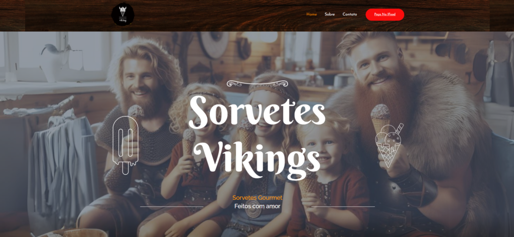 Site exemplo vikings